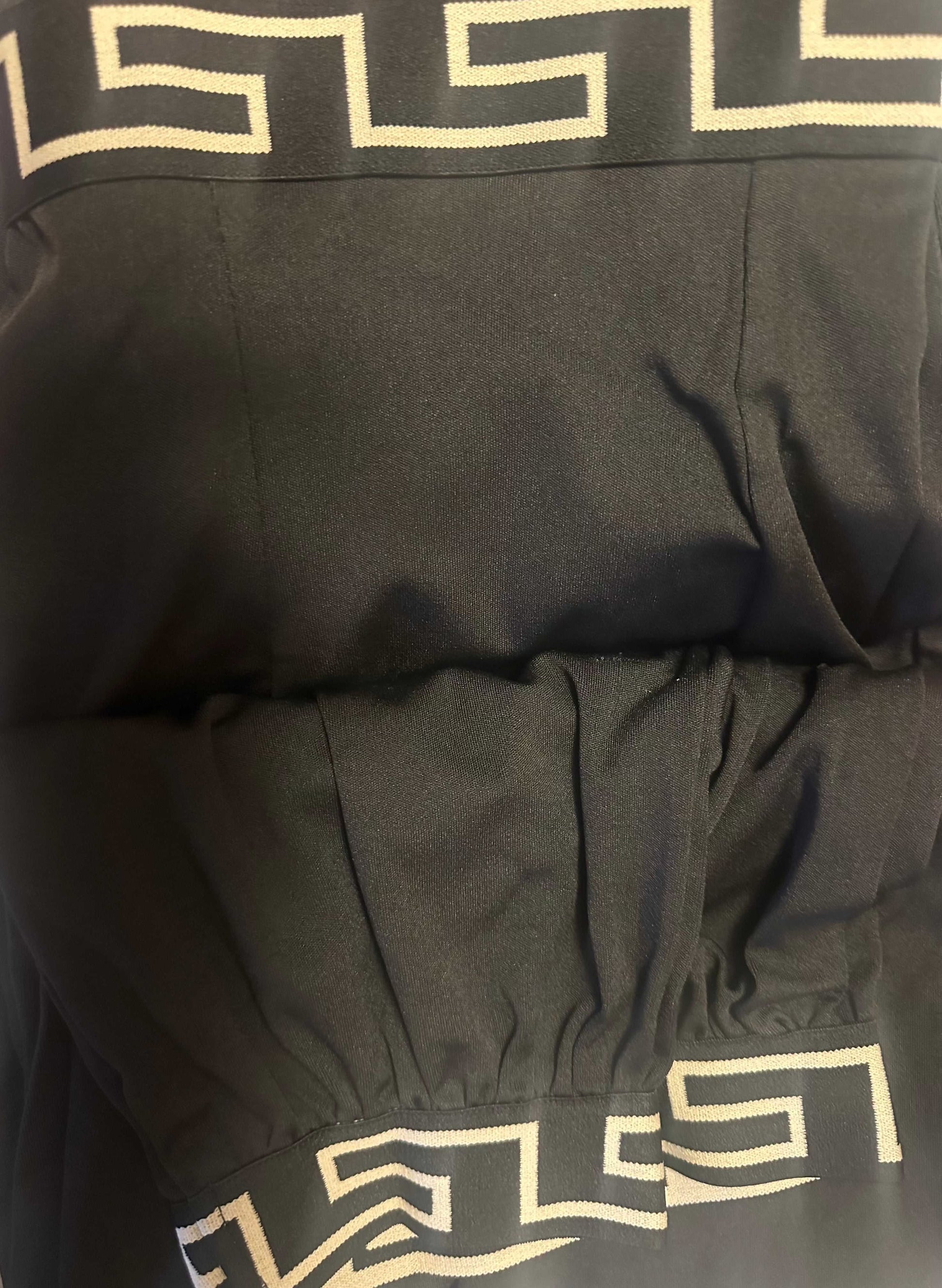 Black & Cream Jumper